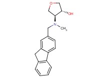 (3R*,4S*)-4-[(9H-fluoren-2-ylmethyl)(methyl)amino]tetrahydrofuran-3-ol