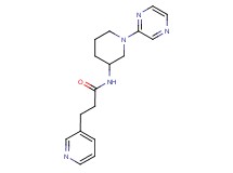 N-(1-pyrazin-2-ylpiperidin-3-yl)-3-pyridin-3-ylpropanamide