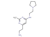 6-(2-aminoethyl)-2-methyl-N-(2-pyrrolidin-1-ylethyl)pyrimidin-4-amine