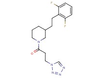 3-[2-(2,6-difluorophenyl)ethyl]-1-[3-(1H-tetrazol-1-yl)propanoyl]piperidine