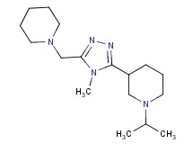 1-isopropyl-3-[4-methyl-5-(piperidin-1-ylmethyl)-4H-1,2,4-triazol-3-yl]piperidine