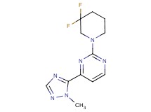 2-(3,3-difluoropiperidin-1-yl)-4-(1-methyl-1H-1,2,4-triazol-5-yl)pyrimidine