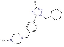 1-{4-[1-(cyclohexylmethyl)-1H-1,2,4-triazol-5-yl]benzyl}-4-methylpiperazine