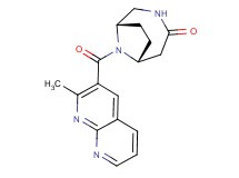 (1S*,6R*)-9-[(2-methyl-1,8-naphthyridin-3-yl)carbonyl]-3,9-diazabicyclo[4.2.1]nonan-4-one