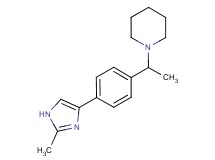 1-{1-[4-(2-methyl-1H-imidazol-4-yl)phenyl]ethyl}piperidine