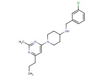 N-(3-chlorobenzyl)-1-(2-methyl-6-propylpyrimidin-4-yl)piperidin-4-amine