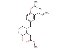 methyl [1-(3-allyl-4-isopropoxybenzyl)-3-oxopiperazin-2-yl]acetate