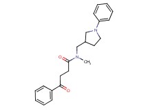 N-methyl-4-oxo-4-phenyl-N-[(1-phenyl-3-pyrrolidinyl)methyl]butanamide