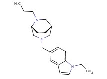 (1S*,5R*)-3-[(1-ethyl-1H-indol-5-yl)methyl]-6-propyl-3,6-diazabicyclo[3.2.2]nonane