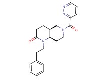 (4aS*,8aR*)-1-(2-phenylethyl)-6-(pyridazin-3-ylcarbonyl)octahydro-1,6-naphthyridin-2(1H)-one