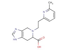 5-[2-(6-methyl-2-pyridinyl)ethyl]-4,5,6,7-tetrahydro-1H-imidazo[4,5-c]pyridine-6-carboxylic acid dihydrochloride
