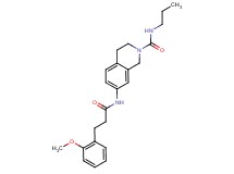 7-{[3-(2-methoxyphenyl)propanoyl]amino}-N-propyl-3,4-dihydroisoquinoline-2(1H)-carboxamide