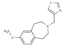 7-methoxy-3-(1,3-thiazol-4-ylmethyl)-2,3,4,5-tetrahydro-1H-3-benzazepine