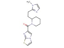 6-({2-[2-(1-methyl-1H-imidazol-2-yl)ethyl]-1-piperidinyl}carbonyl)imidazo[2,1-b][1,3]thiazole