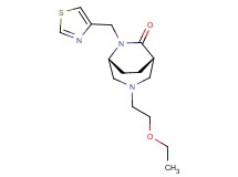 (1S*,5R*)-3-(2-ethoxyethyl)-6-(1,3-thiazol-4-ylmethyl)-3,6-diazabicyclo[3.2.2]nonan-7-one