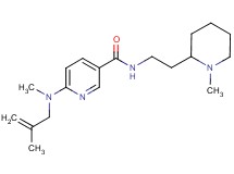 6-[methyl(2-methyl-2-propen-1-yl)amino]-N-[2-(1-methyl-2-piperidinyl)ethyl]nicotinamide