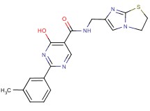 N-(2,3-dihydroimidazo[2,1-b][1,3]thiazol-6-ylmethyl)-4-hydroxy-2-(3-methylphenyl)pyrimidine-5-carboxamide
