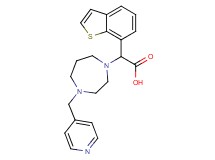 1-benzothien-7-yl[4-(pyridin-4-ylmethyl)-1,4-diazepan-1-yl]acetic acid