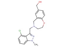 {4-[(4-chloro-1-methyl-1H-indazol-3-yl)methyl]-2,3,4,5-tetrahydro-1,4-benzoxazepin-7-yl}methanol