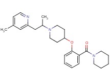 4-methyl-2-(2-{4-[2-(1-piperidinylcarbonyl)phenoxy]-1-piperidinyl}propyl)pyridine