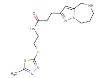 N-{2-[(5-methyl-1,3,4-thiadiazol-2-yl)thio]ethyl}-3-(5,6,7,8-tetrahydro-4H-pyrazolo[1,5-a][1,4]diazepin-2-yl)propanamide