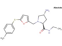 (2S,4R)-4-amino-N-ethyl-1-({5-[(4-methylphenyl)thio]-2-furyl}methyl)pyrrolidine-2-carboxamide