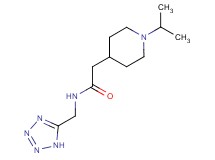 2-(1-isopropyl-4-piperidinyl)-N-(1H-tetrazol-5-ylmethyl)acetamide
