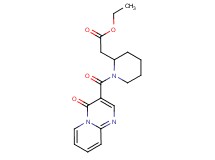 ethyl {1-[(4-oxo-4H-pyrido[1,2-a]pyrimidin-3-yl)carbonyl]-2-piperidinyl}acetate