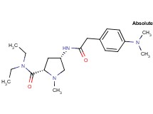 (4S)-4-({[4-(dimethylamino)phenyl]acetyl}amino)-N,N-diethyl-1-methyl-L-prolinamide