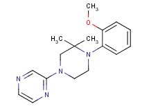 2-[4-(2-methoxyphenyl)-3,3-dimethyl-1-piperazinyl]pyrazine