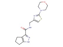 N-[(2-morpholin-4-yl-1,3-thiazol-4-yl)methyl]-1,4,5,6-tetrahydrocyclopenta[c]pyrazole-3-carboxamide