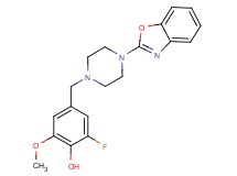 4-{[4-(1,3-benzoxazol-2-yl)piperazin-1-yl]methyl}-2-fluoro-6-methoxyphenol