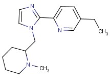 5-ethyl-2-{1-[(1-methylpiperidin-2-yl)methyl]-1H-imidazol-2-yl}pyridine