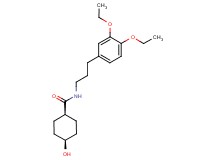 cis-N-[3-(3,4-diethoxyphenyl)propyl]-4-hydroxycyclohexanecarboxamide
