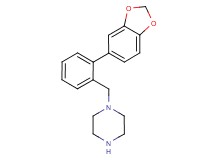 1-[2-(1,3-benzodioxol-5-yl)benzyl]piperazine