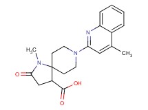 1-methyl-8-(4-methylquinolin-2-yl)-2-oxo-1,8-diazaspiro[4.5]decane-4-carboxylic acid