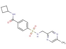 N-cyclobutyl-4-({[(5-methyl-2-pyrazinyl)methyl]amino}sulfonyl)benzamide