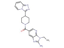 3-ethyl-6-[(4-[1,2,4]triazolo[4,3-a]pyridin-3-ylpiperidin-1-yl)carbonyl]-3H-imidazo[4,5-b]pyridin-2-amine