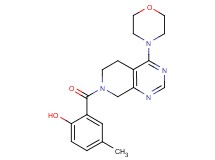4-methyl-2-[(4-morpholin-4-yl-5,8-dihydropyrido[3,4-d]pyrimidin-7(6H)-yl)carbonyl]phenol