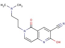 6-[3-(dimethylamino)propyl]-2-hydroxy-5-oxo-5,6-dihydro-1,6-naphthyridine-3-carbonitrile