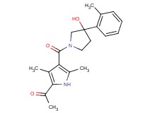 1-(4-{[3-hydroxy-3-(2-methylphenyl)pyrrolidin-1-yl]carbonyl}-3,5-dimethyl-1H-pyrrol-2-yl)ethanone