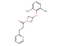 2-{3-[3-(2,6-dimethylphenoxy)-1-azetidinyl]-3-oxopropyl}pyridine