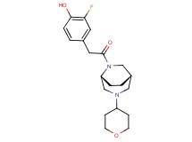 2-fluoro-4-{2-oxo-2-[(1S*,5R*)-3-(tetrahydro-2H-pyran-4-yl)-3,6-diazabicyclo[3.2.2]non-6-yl]ethyl}phenol