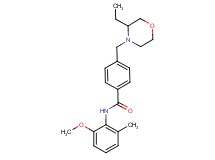 4-[(3-ethylmorpholin-4-yl)methyl]-N-(2-methoxy-6-methylphenyl)benzamide