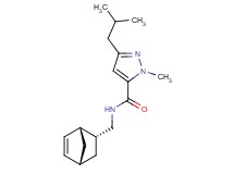 N-[(1R*,2R*,4R*)-bicyclo[2.2.1]hept-5-en-2-ylmethyl]-3-isobutyl-1-methyl-1H-pyrazole-5-carboxamide