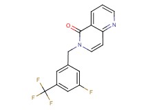 6-[3-fluoro-5-(trifluoromethyl)benzyl]-1,6-naphthyridin-5(6H)-one