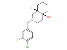 (4aS*,8aS*)-2-(4-chloro-3-fluorobenzyl)octahydroisoquinolin-4a(2H)-ol