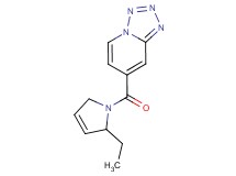 7-[(2-ethyl-2,5-dihydro-1H-pyrrol-1-yl)carbonyl]tetrazolo[1,5-a]pyridine