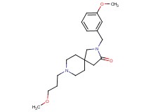 2-(3-methoxybenzyl)-8-(3-methoxypropyl)-2,8-diazaspiro[4.5]decan-3-one