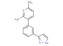 6-methyl-3-[3-(1H-pyrazol-3-yl)phenyl]-2-pyridinamine trifluoroacetate